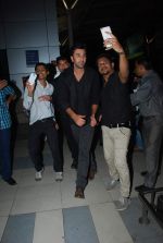 Ranbir Kapoor snapped as they return from Kolkata on 8th May 2015